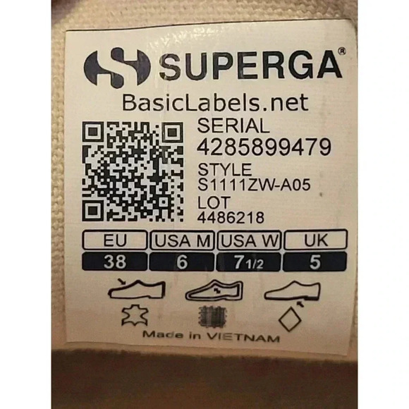 SUPERGA 2750 Tumbled Leather Sneakers - Picture 5 of 9